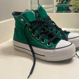 Custom Green Converse
